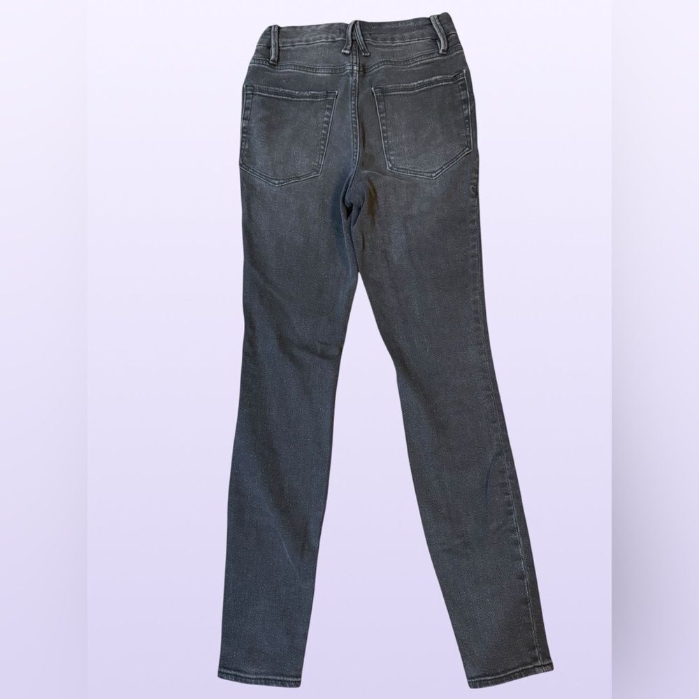 Good American Women’s “Good Legs” High Rise Distressed Skinny Jeans Size 2/26 - Picture 9 of 14